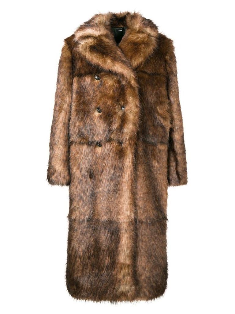 Kwaidan Editions faux fur jacket - Brown