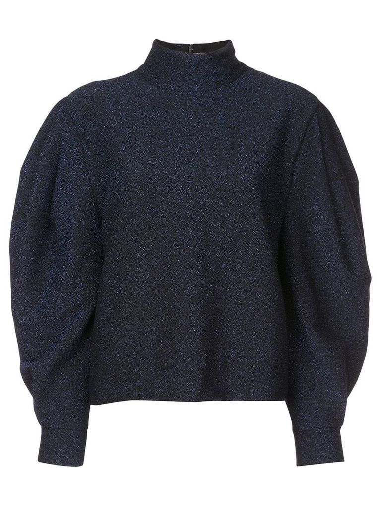Patbo lurex super sleeve sweater - Blue