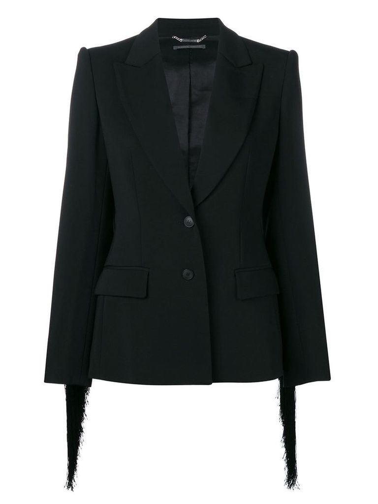 Alberta Ferretti plain fitted blazer - Black