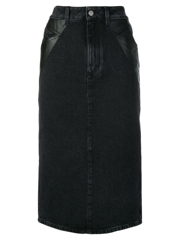Givenchy denim midi pencil skirt - Black