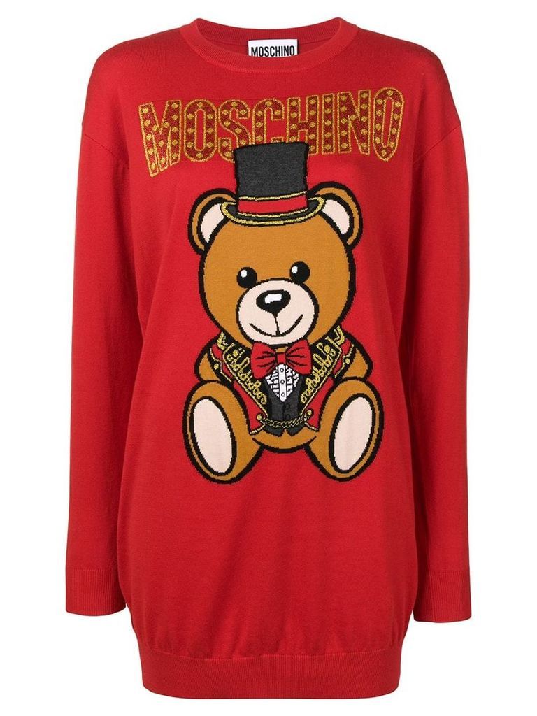 Moschino Teddy Circus sweater - Red