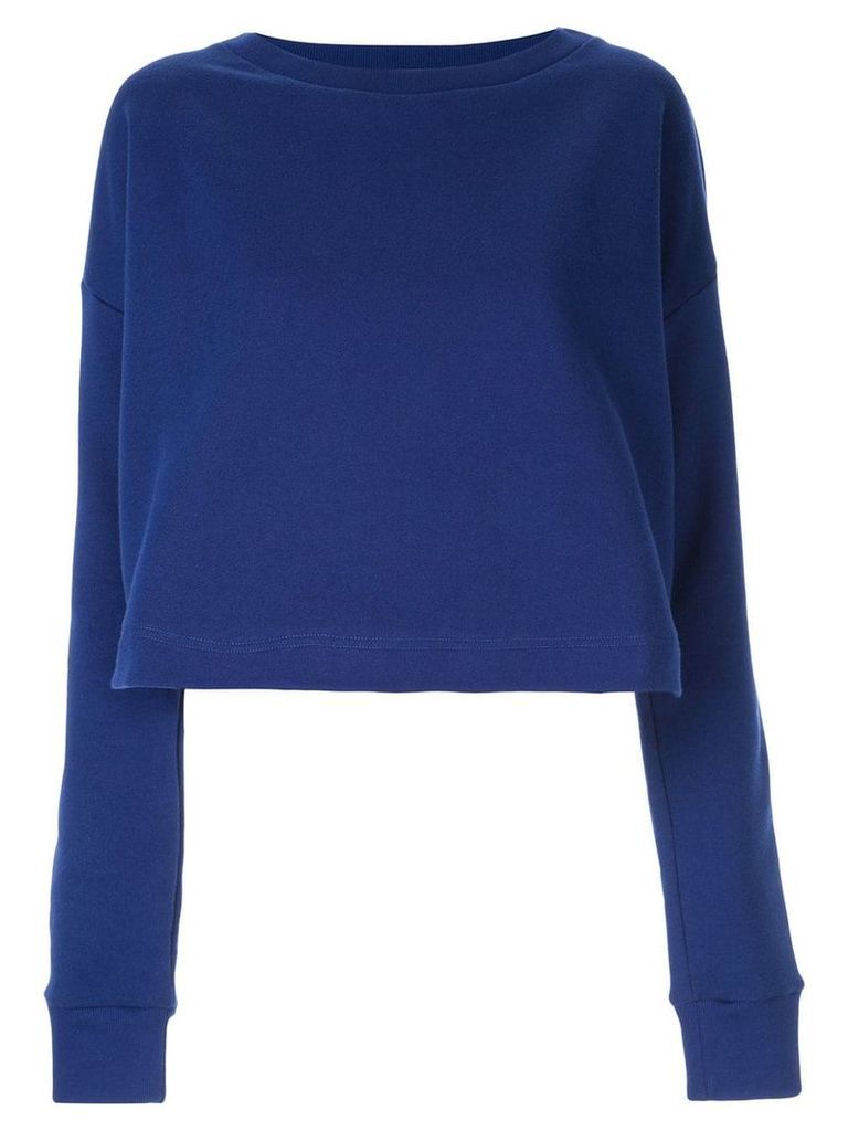 Marni contrast lining sweatshirt - Blue