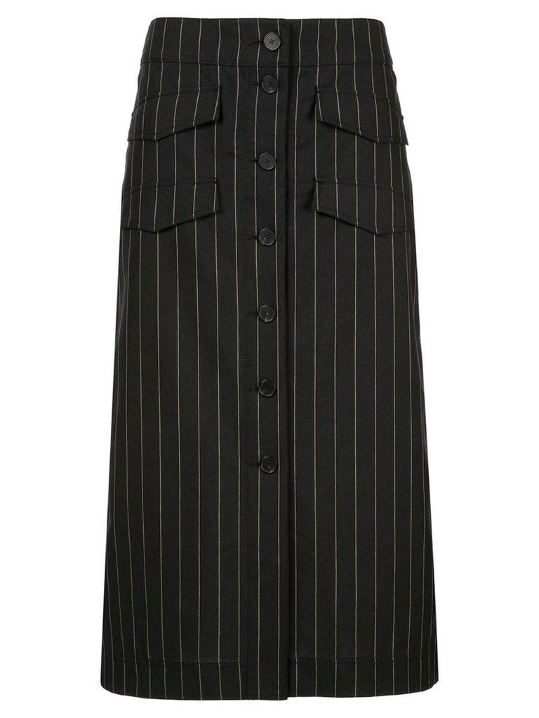 Nehera pinstripe long skirt - Black