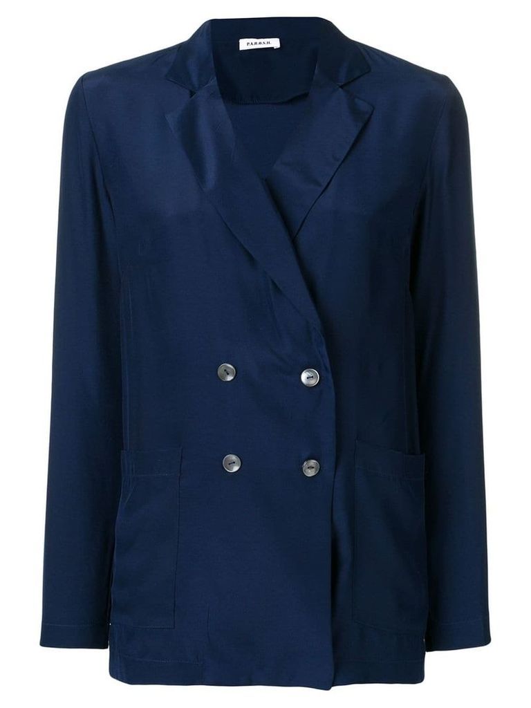 P.A.R.O.S.H. double breasted blazer - Blue