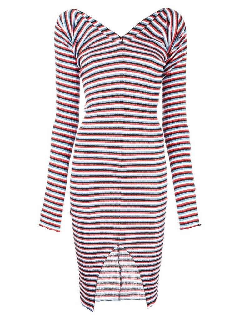 Sonia Rykiel striped stretch midi dress - Multicolour