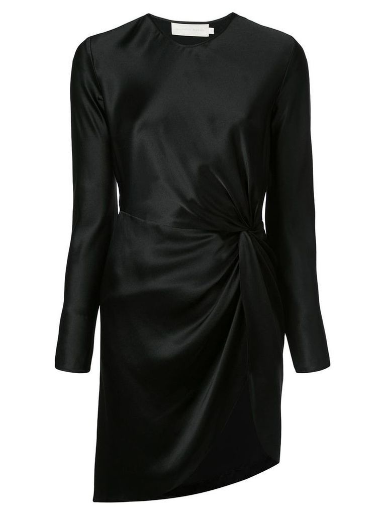 Michelle Mason twist knot mini dress - Black