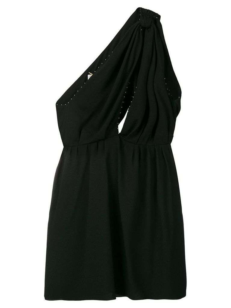 Saint Laurent bead embellished dress - Black