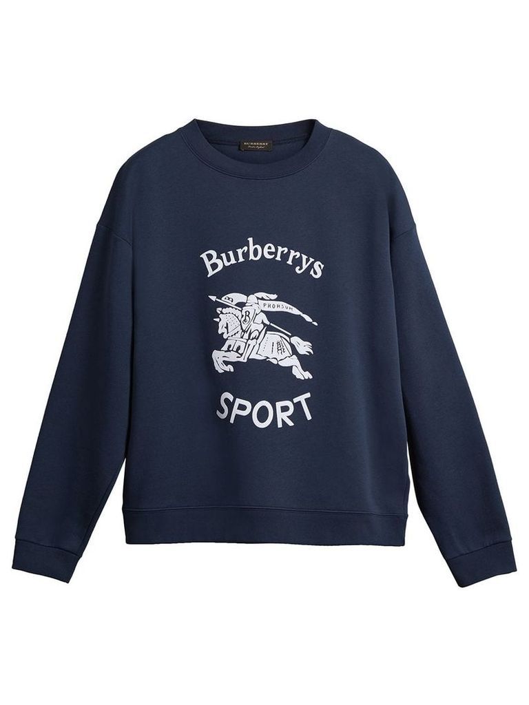 Burberry reissued 1987 sweatshirt - Blue