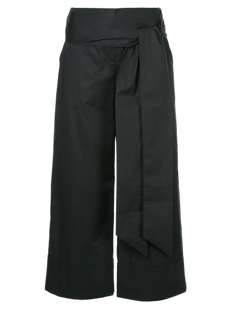 Demoo Parkchoonmoo belted wide pants - Black