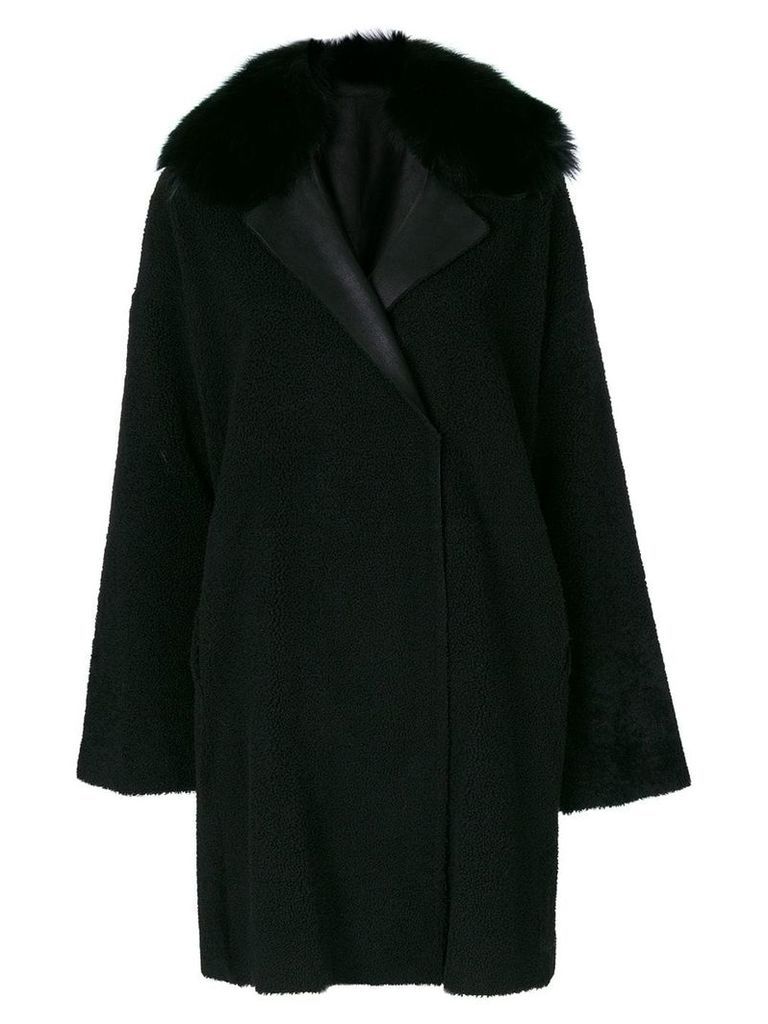 Guy Laroche oversized coat - Black