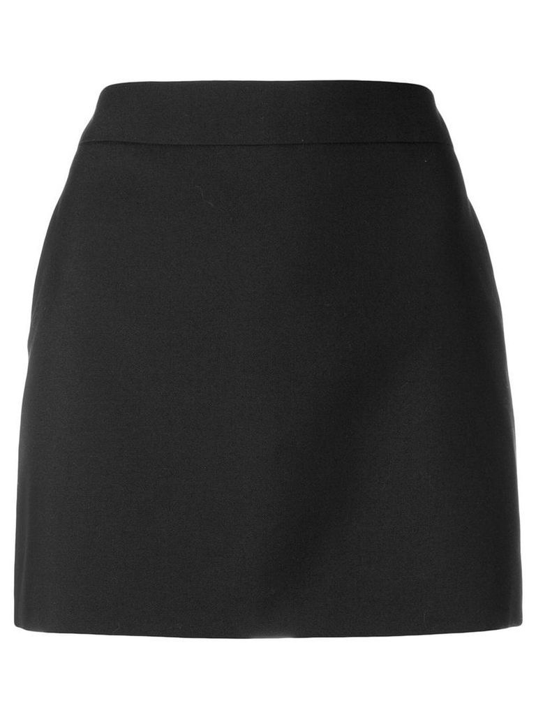 Saint Laurent basic plain skirt - Black