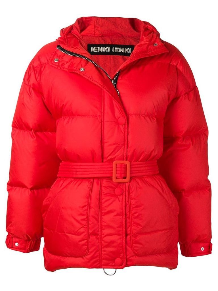 Ienki Ienki oversized puffer jacket - Red