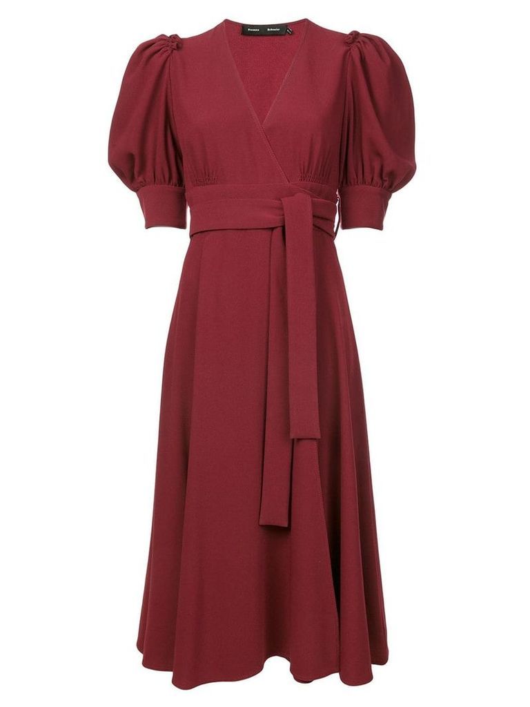 Proenza Schouler volume sleeve dress - Red