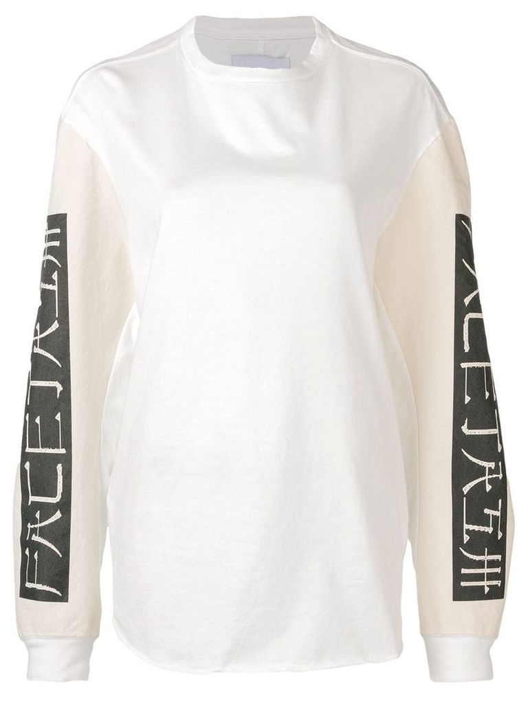 Facetasm logo print sweatshirt - White