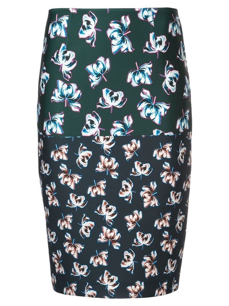 Yigal Azrouel floral printed pencil skirt - Multicolour
