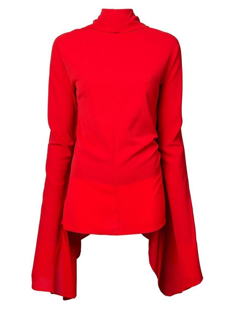 Paula Knorr high neck top - Red