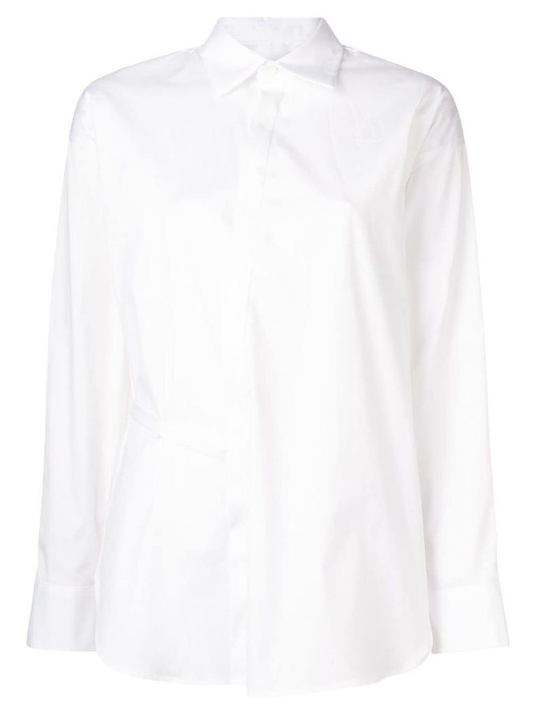 Dsquared2 plain asymmetric shirt - White