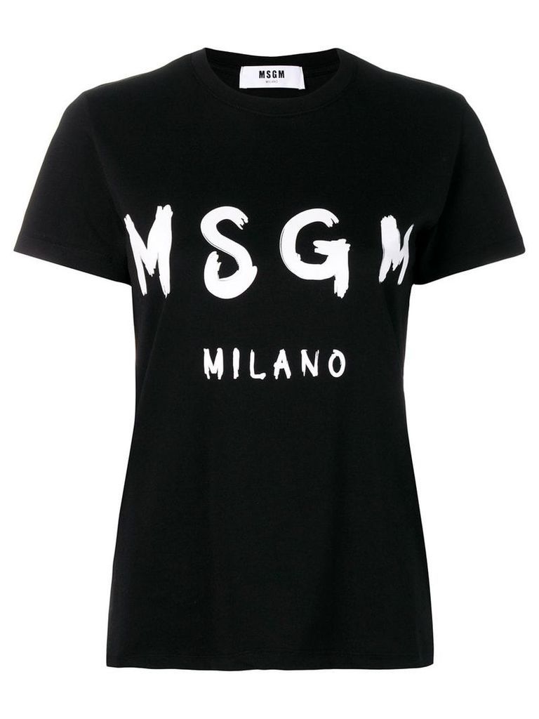 MSGM logo T-shirt - Black