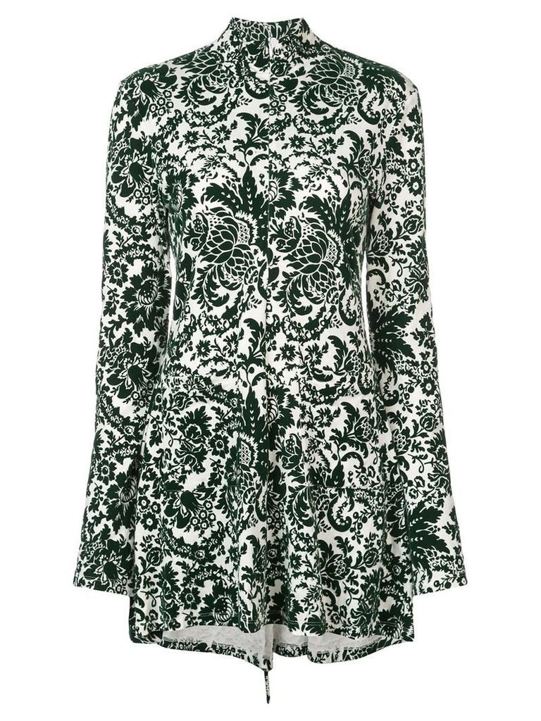 Rosie Assoulin paisley printed mini dress - Green