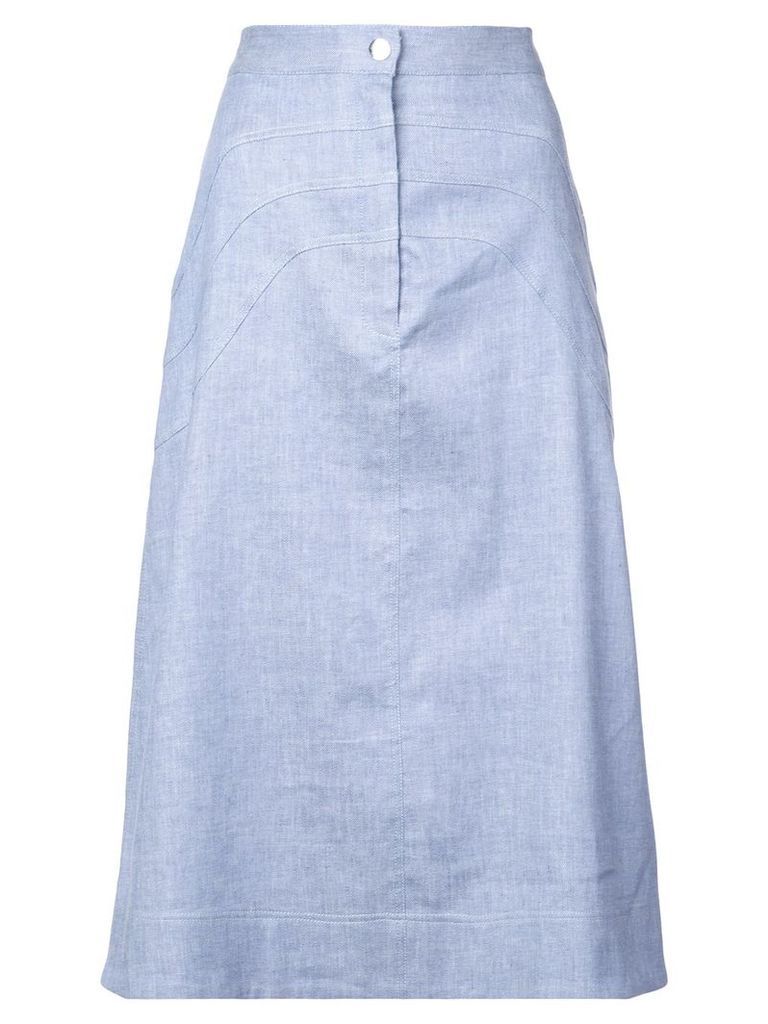 Jill Stuart plain a-line skirt - Blue
