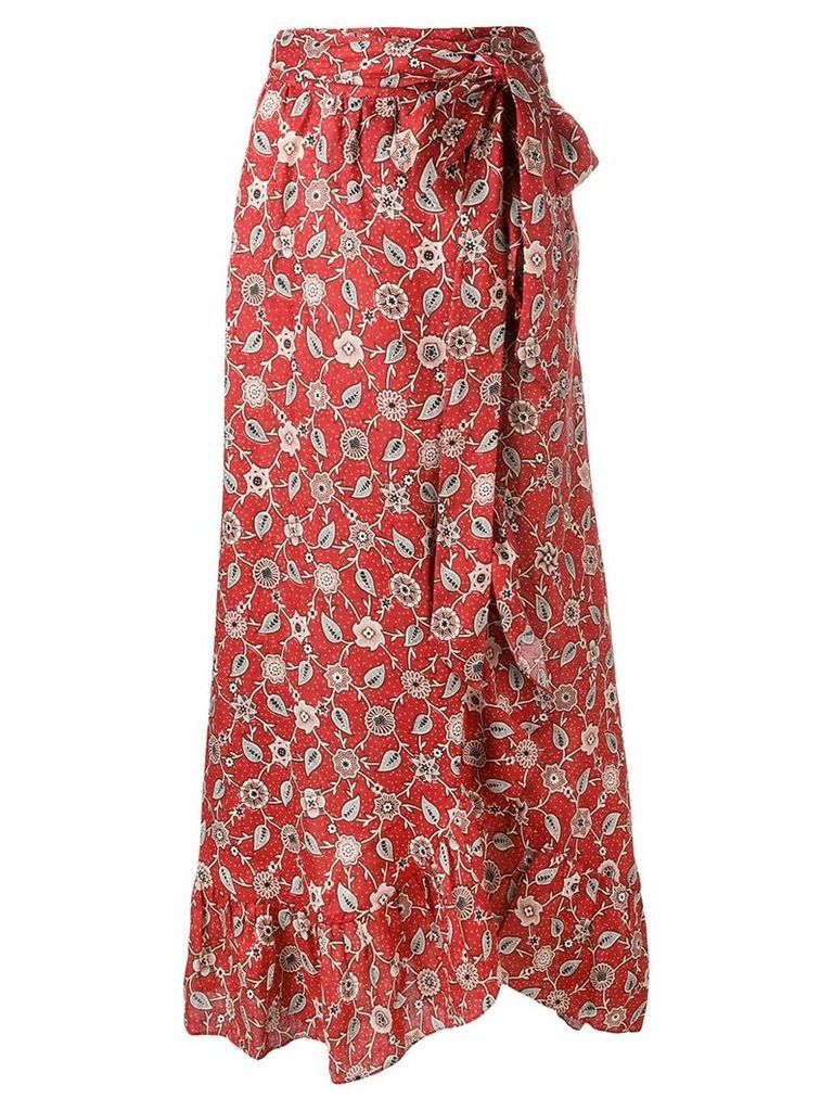 Isabel Marant Étoile Alda wrap skirt - Red