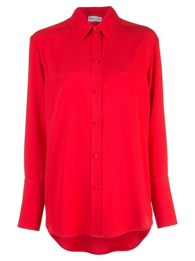 Sonia Rykiel monochrome shirt - Red