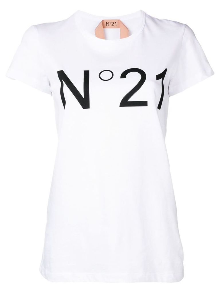 Nº21 printed logo T-shirt - White