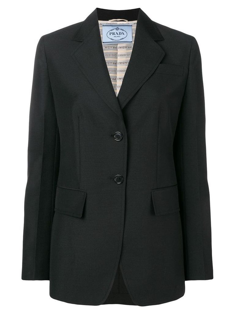 Prada fitted blazer jacket - Black