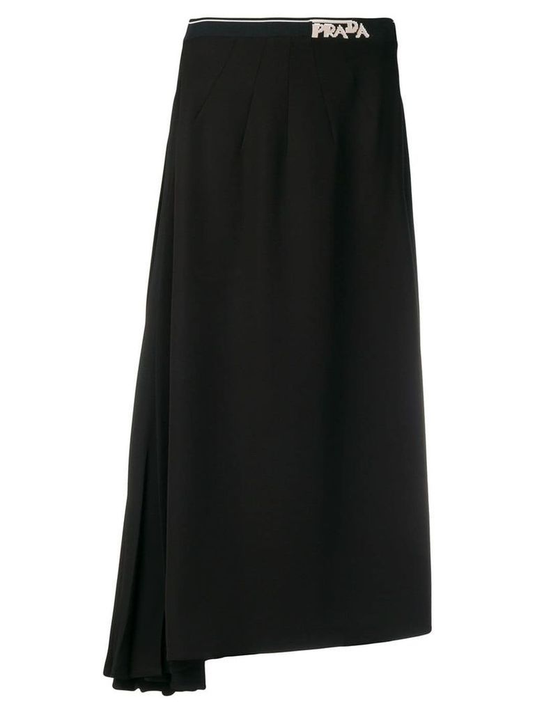 Prada asymmetric skirt - Black