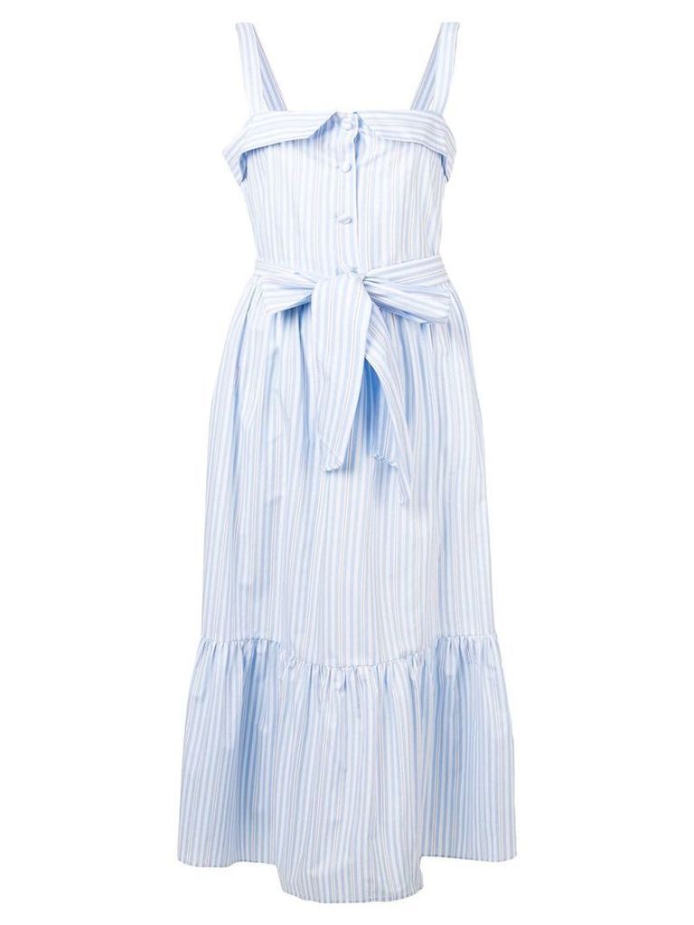 Vivetta striped sleeveless dress - Blue