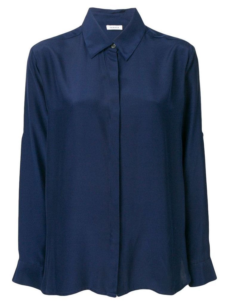 P.A.R.O.S.H. concealed front shirt - Blue