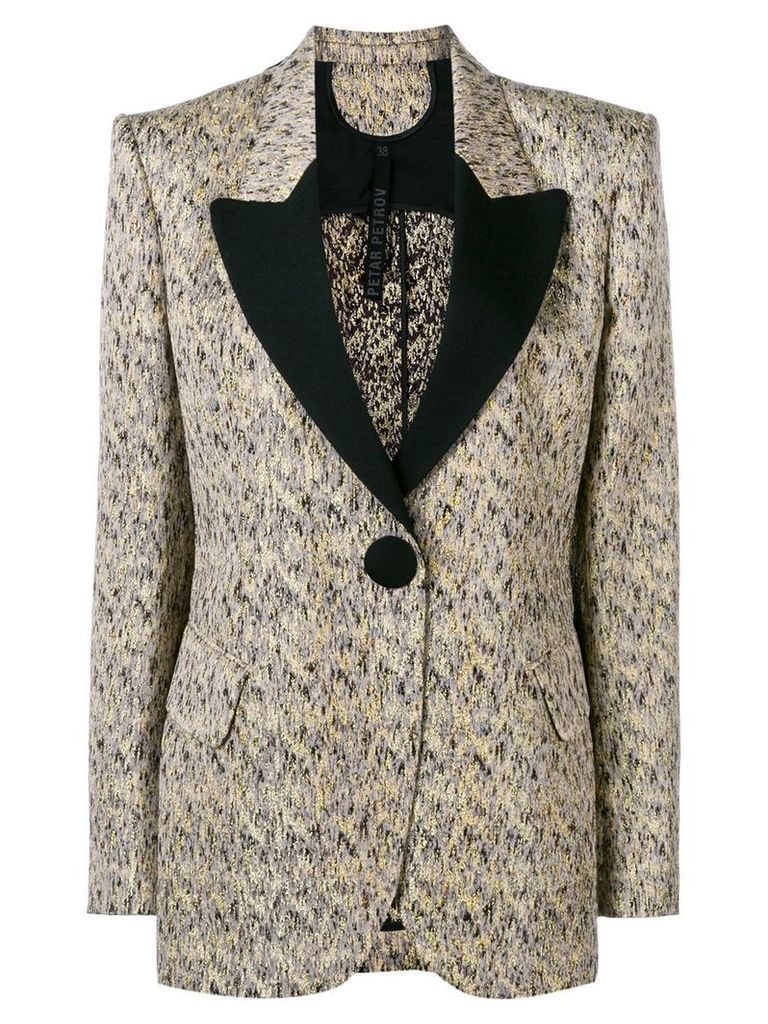 Petar Petrov tailored tuxedo jacket - Neutrals