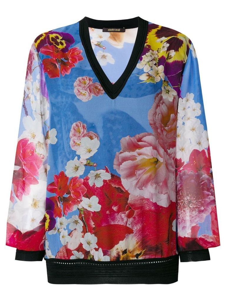 Roberto Cavalli floral print blouse - Multicolour