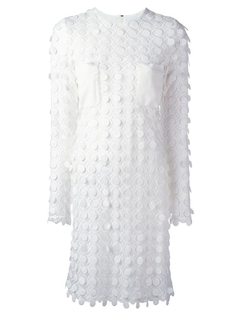 Carven embroidered dress - White