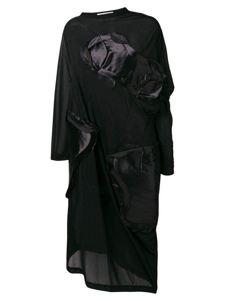 Comme Des Garçons deconstructed panel dress - Black