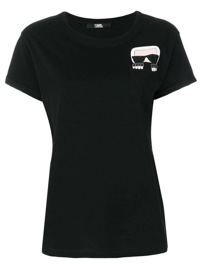 Karl Lagerfeld Karl motif T-shirt - Black