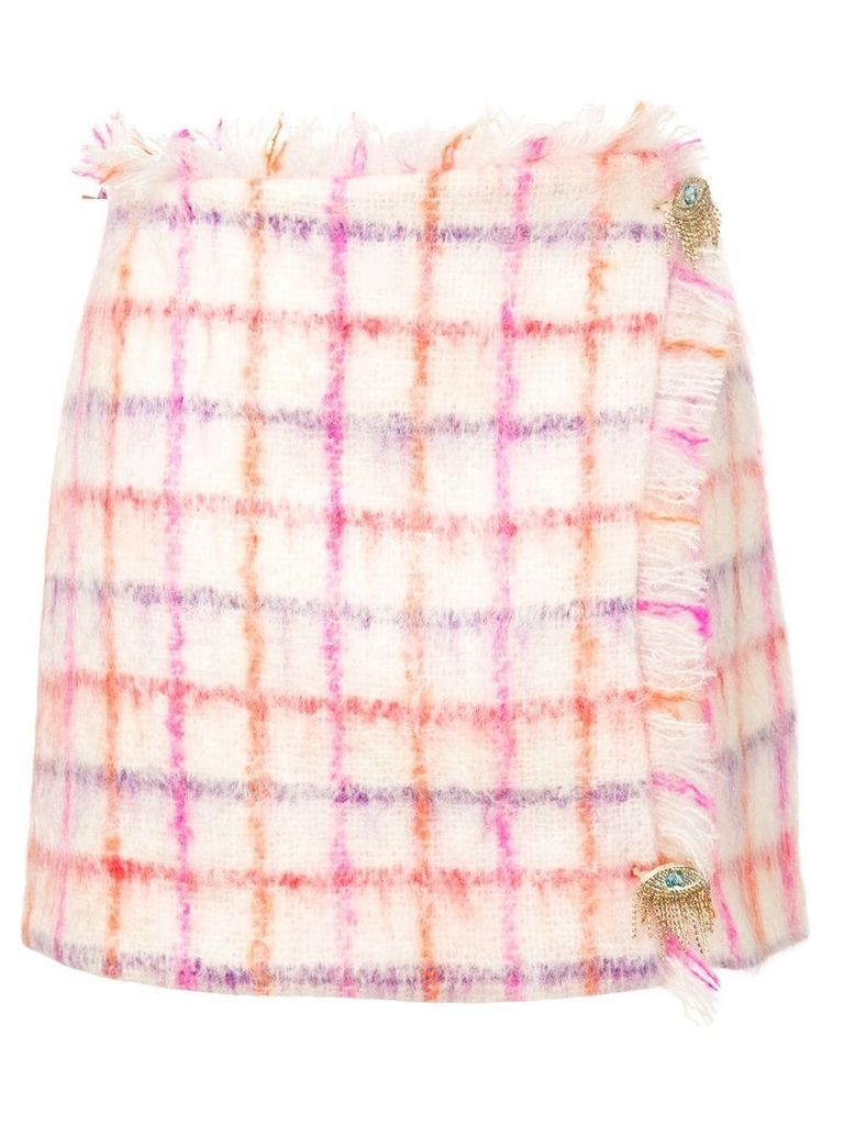 Vivetta plaid mini skirt - Pink
