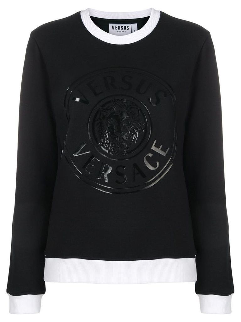 Versus logo print sweatshirt - Black