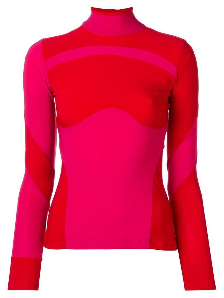 Atu Body Couture colour-block jumper - Red