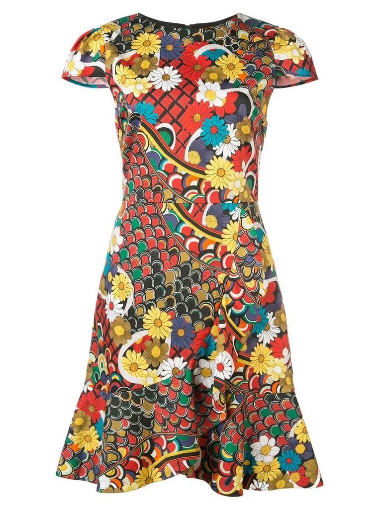 Alice+Olivia Kirby floral print dress - Multicolour