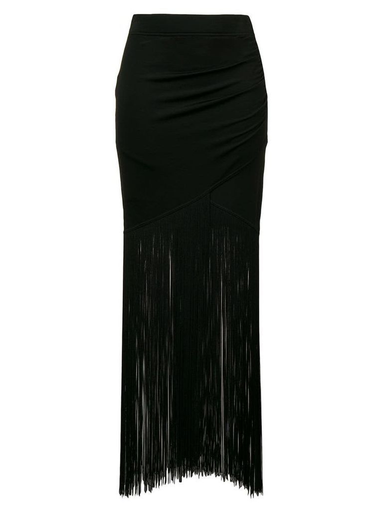 Moschino long tassel skirt - Black