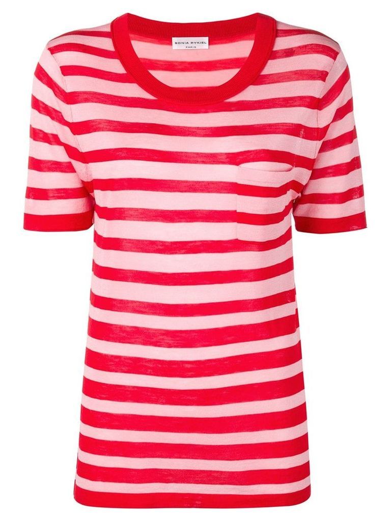 Sonia Rykiel striped T-shirt - PINK
