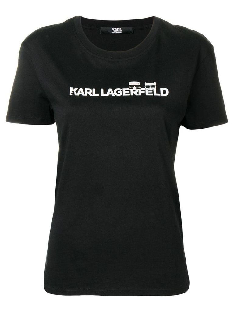 Karl Lagerfeld Ikonik & logo T-shirt - Black