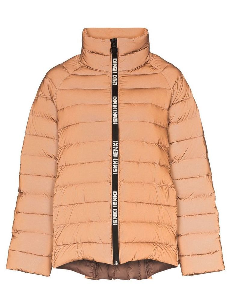 Ienki Ienki reversible reflective puffer jacket - Orange