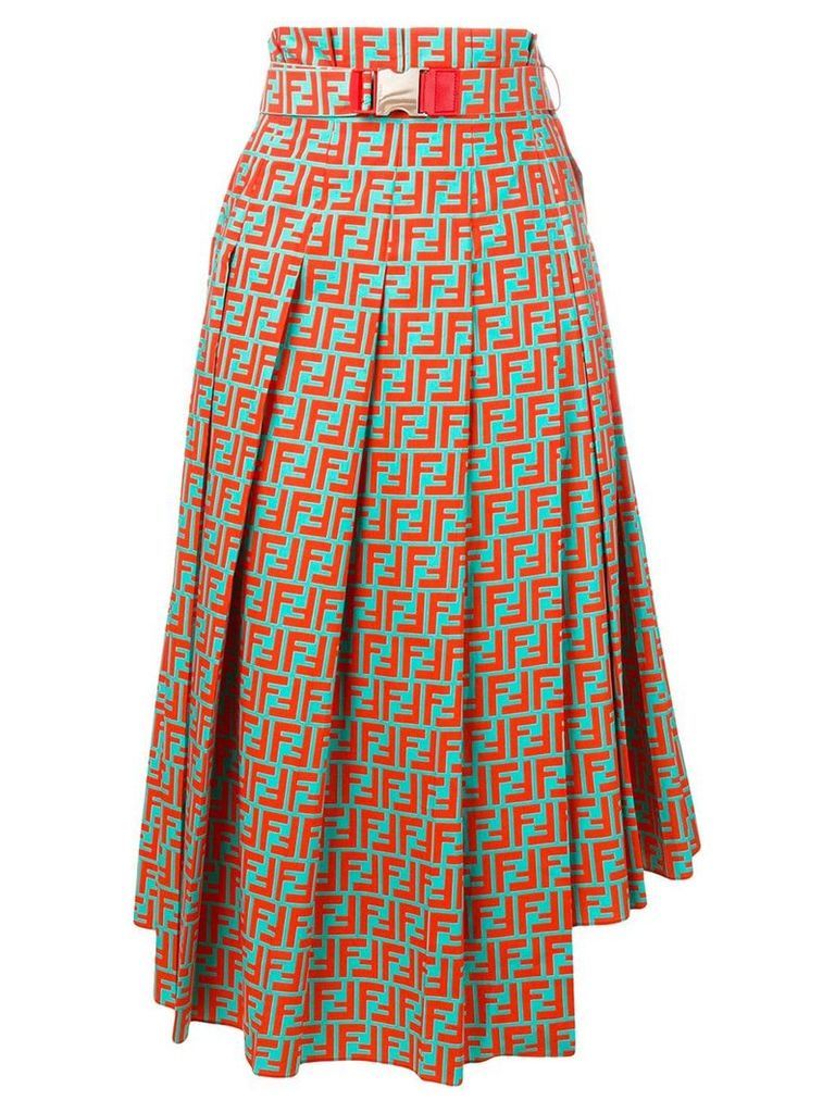 Fendi FF high-waisted skirt - Green