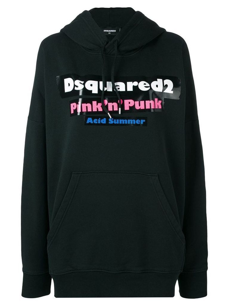 Dsquared2 Pink 'n' Punk hoodie - Black