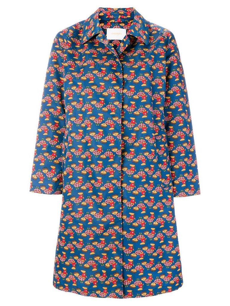 La Doublej chicken print coat - Multicolour