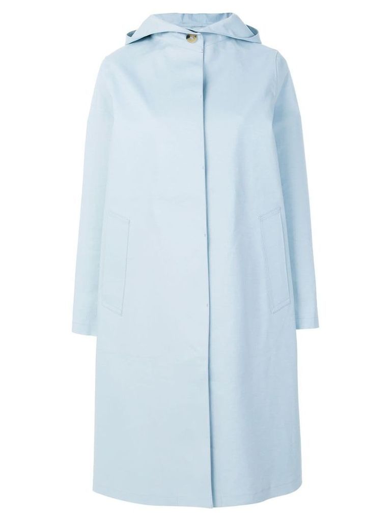 Mackintosh hooded raincoat - Blue