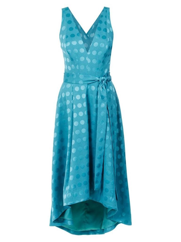 Tufi Duek polka-dot midi dress - Green