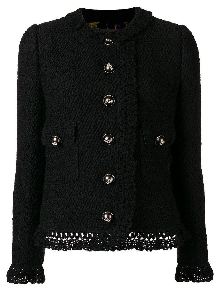 Dolce & Gabbana classic buttoned jacket - Black
